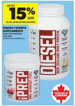 Real Canadian Superstore PERFECT SPORTS SUPPLEMENTS offer