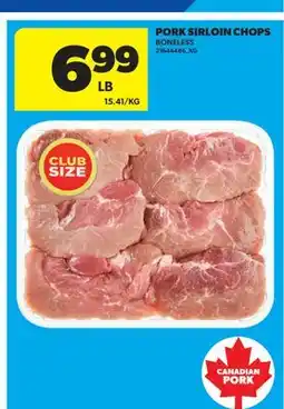 Real Canadian Superstore PORK SIRLOIN CHOPS offer