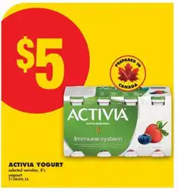 No Frills ACTIVIA YOGURT, 8's offer
