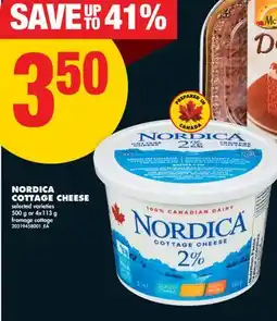 No Frills NORDICA COTTAGE CHEESE, 500 g or 4x113 g offer