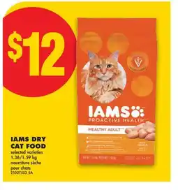 No Frills IAMS DRY CAT FOOD offer