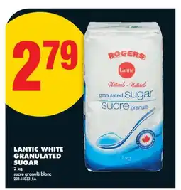 No Frills LANTIC WHITE GRANULATED SUGAR, 2 kg offer