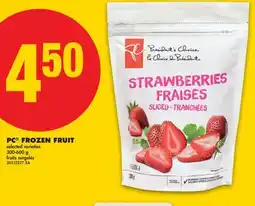 No Frills PC FROZEN FRUIT, 300-600 g offer