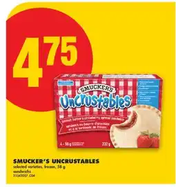 No Frills SMUCKER'S UNCRUSTABLES, 58 g offer