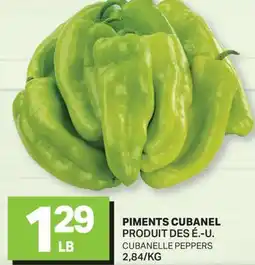 L'Intermarché PIMENTS CUBANEL | CUBANELLE PEPPERS offer