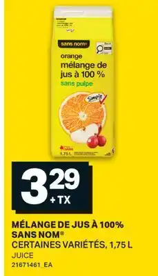 L'Intermarché MÉLANGE DE JUS À 100% | JUICE, 1,75 L offer