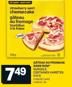 L'Intermarché GÂTEAU AU FROMAGE | CHEESE CAKE, 510 G offer