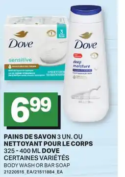 L'Intermarché PAINS DE SAVON 3 UN. OU NETTOYANT POUR LE CORPS 325 - 400 ML | BODY WASH OR BAR SOAP offer