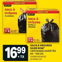 L'Intermarché SACS À ORDURES | GARBAGE BAGS, 60 - 100 UN offer