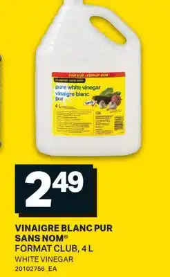 L'Intermarché VINAIGRE BLANC PUR | WHITE VINEGAR, 4 L offer