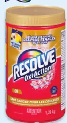 Walmart Resolve GOLD Oxi-Action stain remover powder 1.38 kg or Woolite Darks laundry detergent1.8 L offer