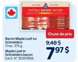 Walmart Maple Leaf or Schneiders bacon offer