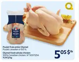 Walmart Olymel fresh whole chicken offer