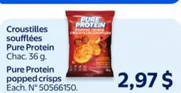 Walmart Pure Protein popped crisps offer