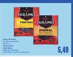 Wholesale Club JERKY DE BŒUF, 65-81 g offer