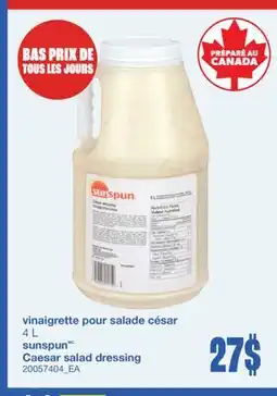 Wholesale Club VINAIGRETTE POUR SALADE CÉSAR 4 L offer