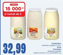 Wholesale Club VINAIGRETTES, 3,78 L offer