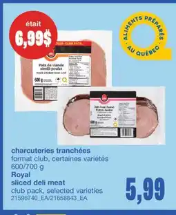 Wholesale Club CHARCUTERIES TRANCHÉES, 600/700 g offer