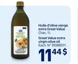 Walmart Great Value extra virgin olive oi offer