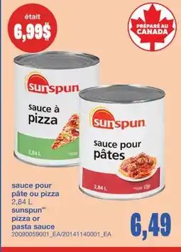 Wholesale Club SAUCE POUR PÂTE OU PIZZA, 2,84 L offer