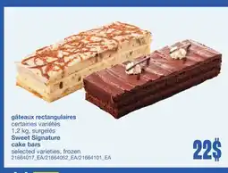 Wholesale Club GÂTEAUX RECTANGULAIRES 1,2 kg offer
