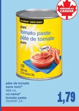 Wholesale Club PÂTE DE TOMATE 369 mL offer