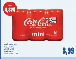 Wholesale Club MINICANETTES 6 X 222 ML offer