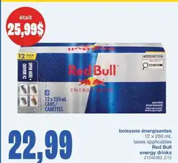 Wholesale Club BOISSONS ÉNERGISANTES 12 x 250 mL offer