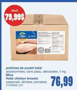 Wholesale Club POITRINES DE POULET HALAL 4 kg offer