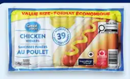 Walmart Great Value chicken wieners 1.5 kg offer