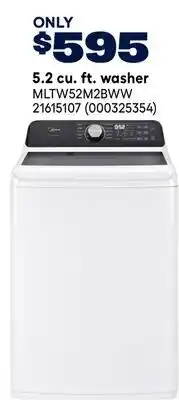 RONA Midea 5.2 cu. ft. washer offer