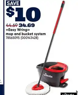 RONA VILEDA Easy Wring mop and bucket system offer