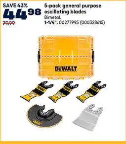 RONA 5-pack general purpose oscillating blades offer