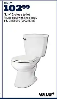 RONA VALU+ Lily 2-piece toilet offer