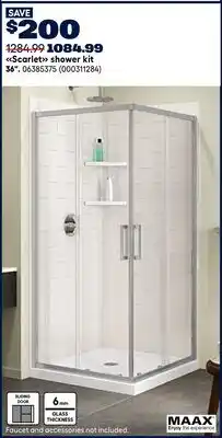 RONA Scarlet shower kit 36 offer