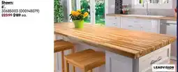 RONA LEADVISION wood countertops 6' offer