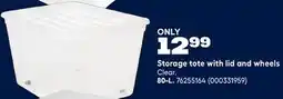 RONA 80-L. Storage tote with lid and wheels offer