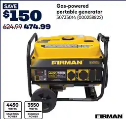 RONA Gas-powered portable generator offer