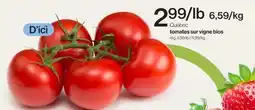 Avril tomates sur vigne bios offer