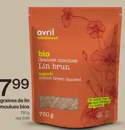 Avril Graines de lin moulues bios offer