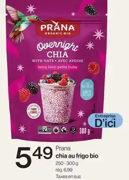 Avril Chia au frigo bio offer