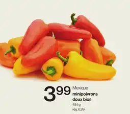 Avril minipoivrons doux bios offer