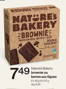 Avril Brownie ou barres aux figues offer