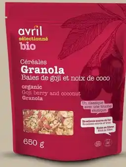 Avril Granola bio offer