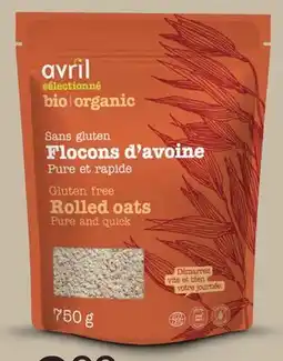 Avril Flocons d'avoine sans gluten bios offer