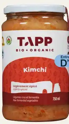 Avril kimchi bio offer