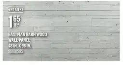 Canac Eastman Barn Wood Wall Panel 48 in. x 96 in offer