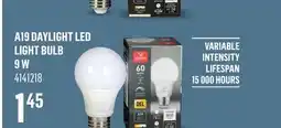 Canac A19 Daylight LED Light Bulb offer