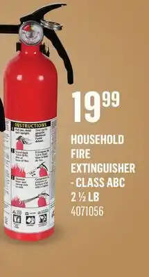 Canac Household Fire Extinguisher - Class ABC offer