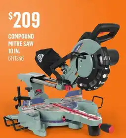 Canac Compound Mitre Saw 10 in offer